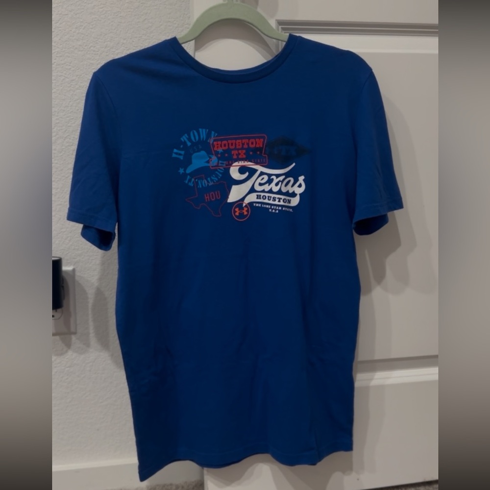 Under Armour Blue Texas Graphic Short Sleeve Tee